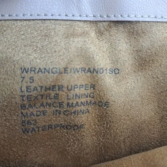 Blondo Wrangle Waterproof Wester Knee High Boot Women's Sz 7.5 Taupe Suede (NWT) - Picture 8 of 9